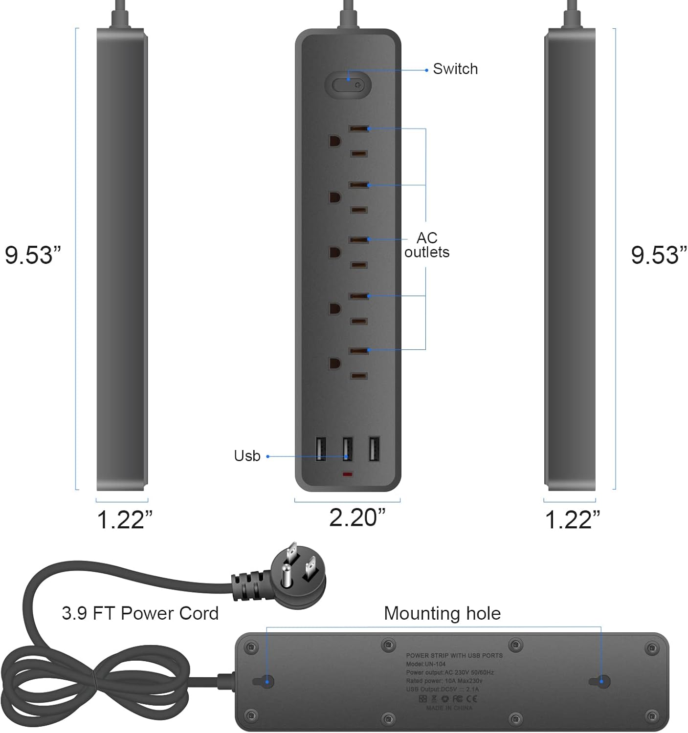SafeCharge Power Strip