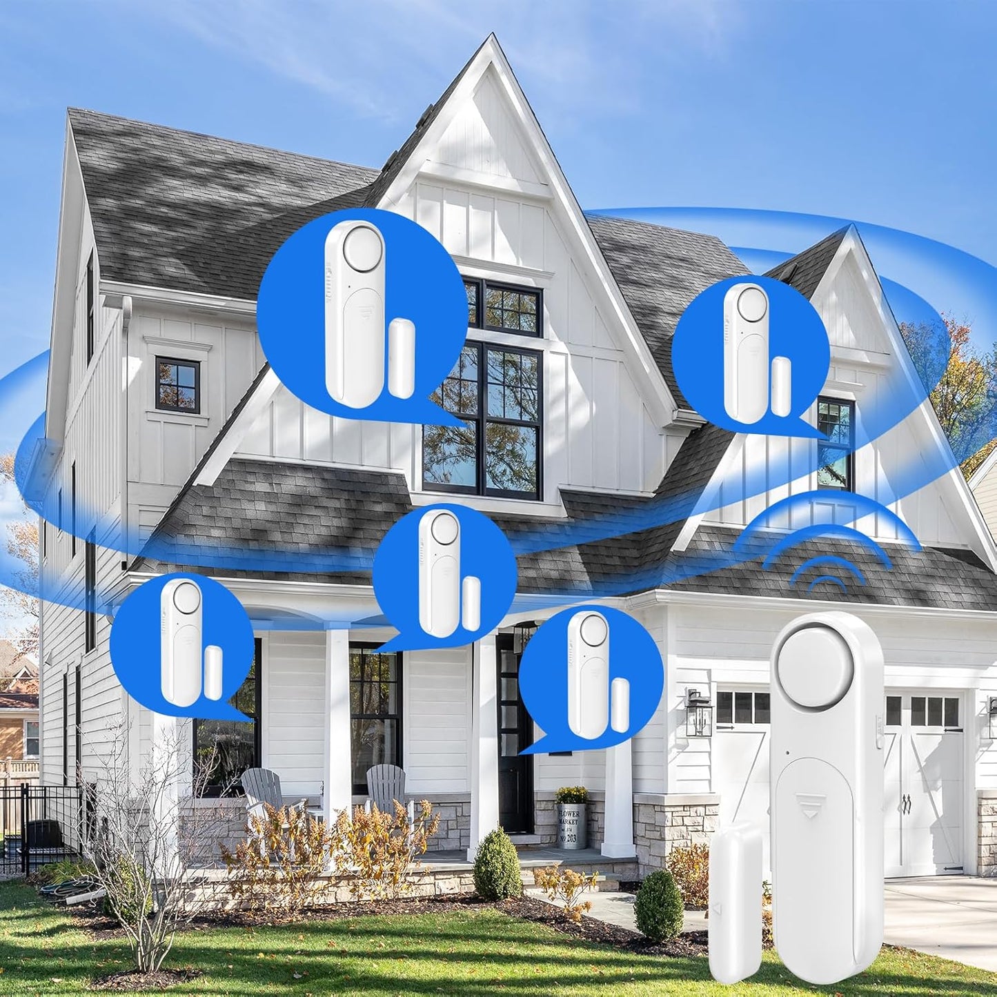 SafeSense Door & Window Alarm (2 Pack)