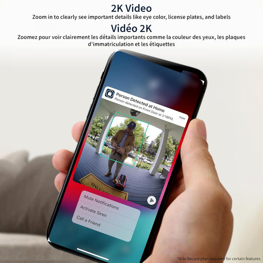 ClearView 2K Video Doorbell
