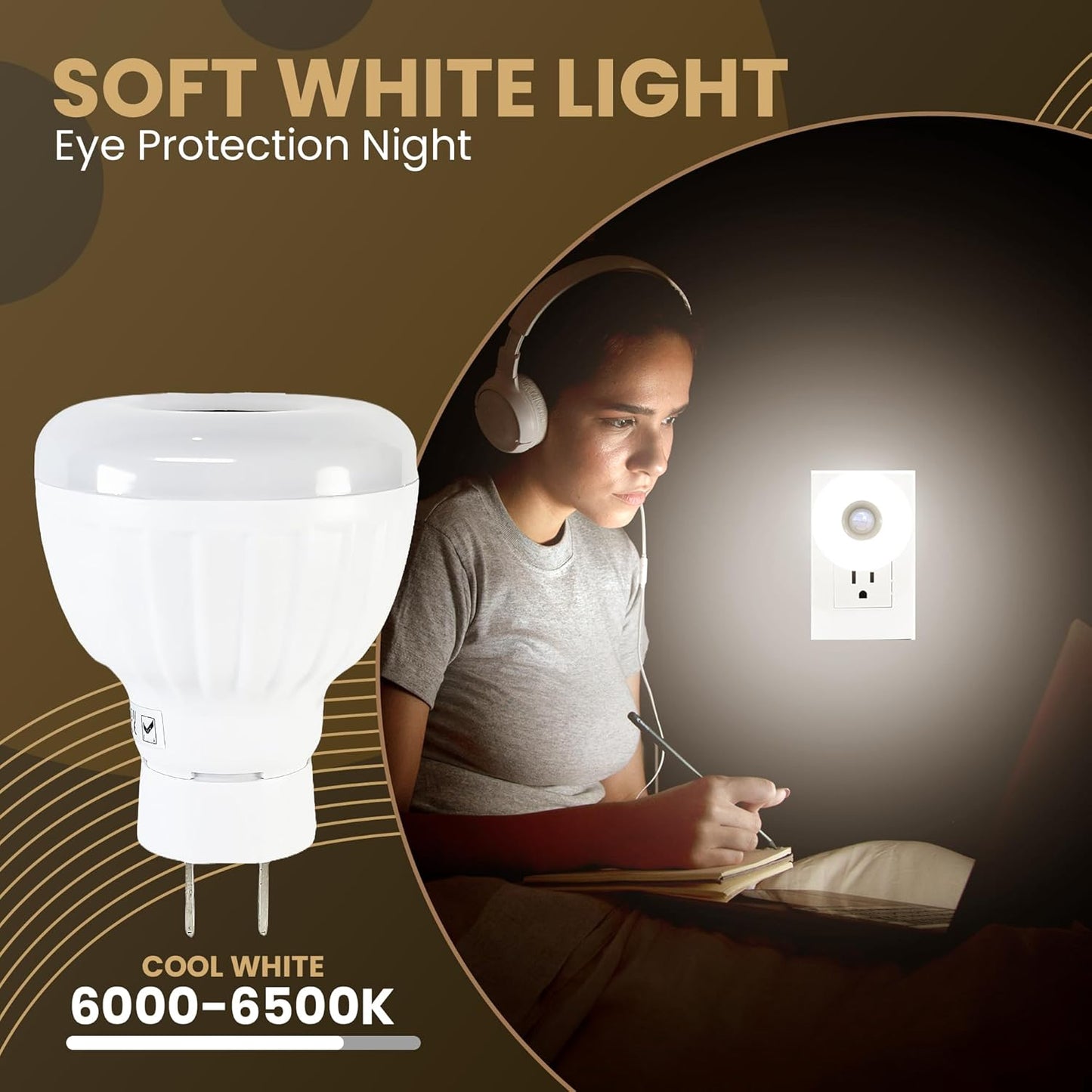 GlowGuard Motion Night Light
